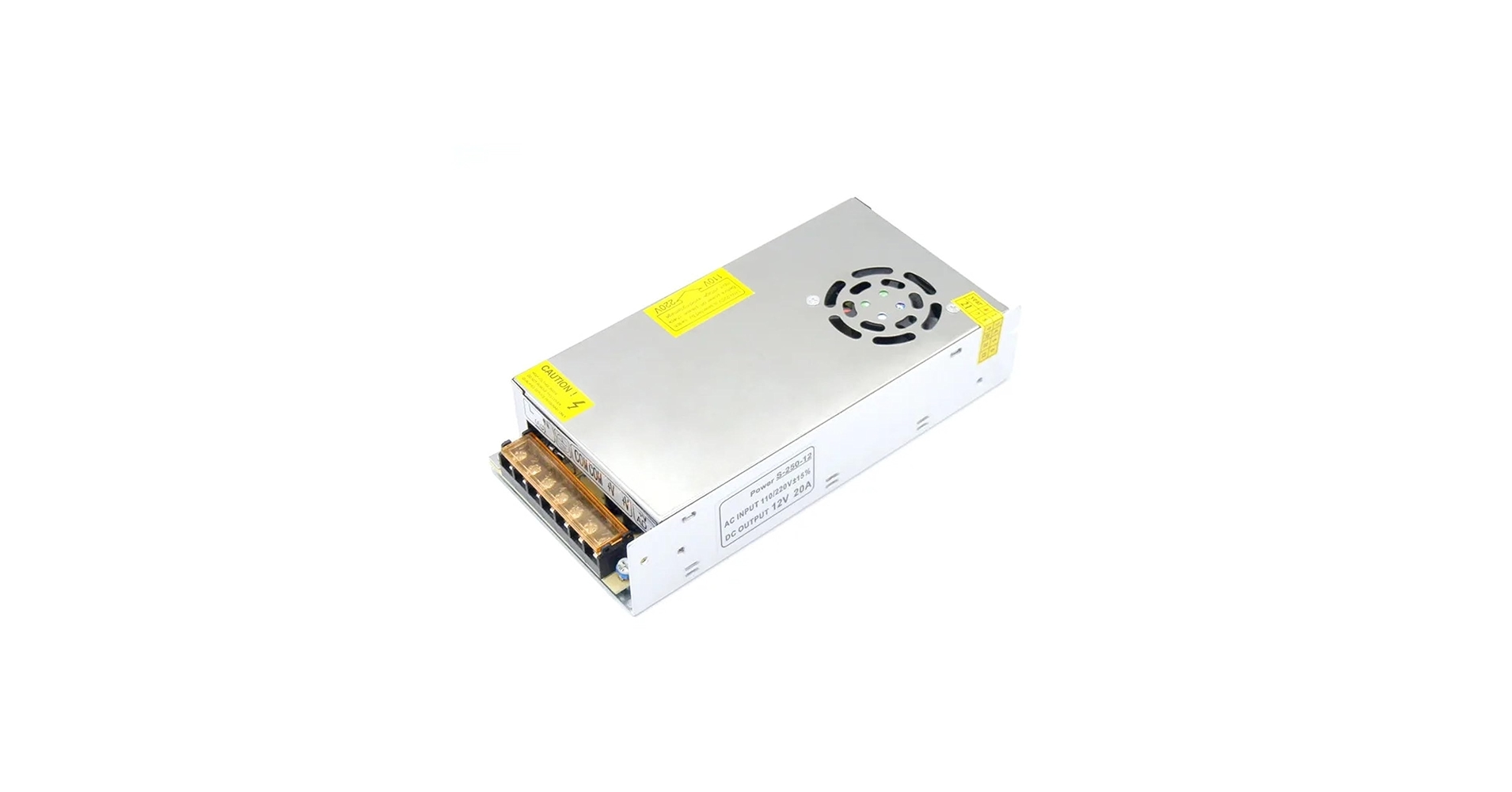 Amazon.co.jp: 12V 20A 250W 安定化スイッチング電源 AC DC トランス